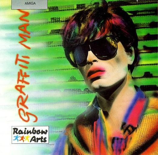 Graffiti Man box art for Amiga